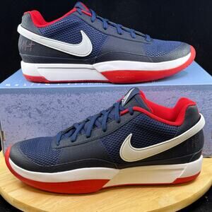 Nike JA 1 Men's Size 12 "USA" Navy Blue Red White Basketball Shoes FQ4796 403